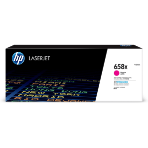 HP 658X Magenta LaserJet Toner Cartridge,28,000 pages