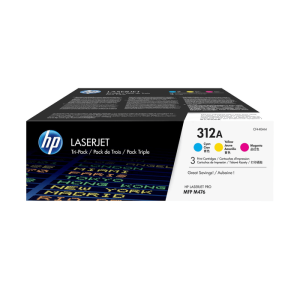 HP 312A 3-pack Cyan/Magenta/Yellow Original LaserJet Toner Cartridges Per cartridge: 2 700