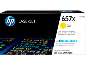 HP 657X High Yield Yellow Original LaserJet Toner Cartridge 23 000 pgs
