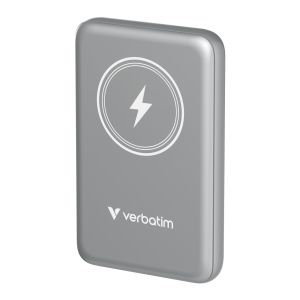 VERBATIM Charge ´n´ Go Magnetic Wireless Power Bank 10000 Grey