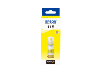 Epson 115 Ecotank Yellow Ink Bottle 70ml, 2300 PhotosEpson 115 Ecotank Yellow Ink Bottle 7