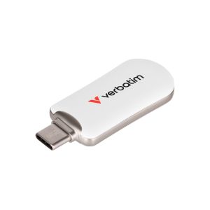 VERBATIM Plectra USB-C Flash Drive White 128GB