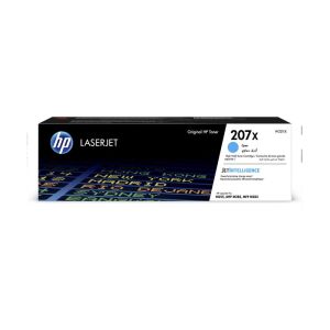HP 207X Cyan LaserJet Toner Cartridge,~2450 pages