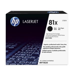 HP 81X High Yield Black Original LaserJet Toner Cartridge 25 000 pgs