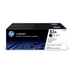 HP 83A 2-pack Black Original LaserJet Toner Cartridges Per cartridge: 1 500 pgs