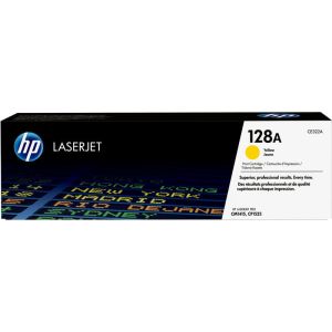 HP 128A Yellow Original LaserJet Toner Cartridge 1 300 pgs