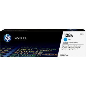 HP 128A Cyan Original LaserJet Toner Cartridge 1 300 pgs
