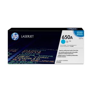 HP 650A Cyan Original LaserJet Toner Cartridge 15 000 pgs