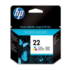 HP 22 Tri-color Original Ink Cartridge ~165 pgs