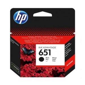 HP 651 Black Original Ink Advantage Cartridge ~600 pgs