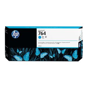 HP 764 300-ml Cyan DesignJet Ink Cartridge