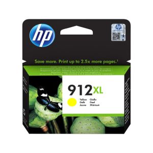 HP 912XL High Yield Yellow Original Ink Cartridge, 825 pages