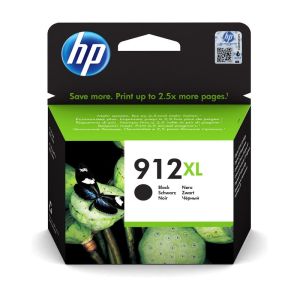 HP 912XL High Yield Black Original Ink Cartridge, 825 pages