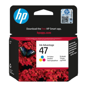 HP 47 Tri-color Original Cartridge, 700 pages