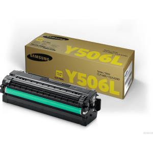 Samsung CLT-Y506L High Yield Yellow Toner Cartridge 3 500 pgs