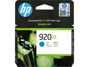 HP 920XL High Yield Cyan Original Ink Cartridge ~700 pgs