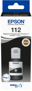 Epson 115 Ecotank Pigment Black Ink Bottle 70ml, 2300 Photos