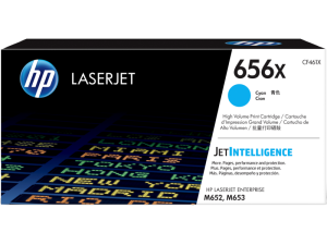 HP 656X High Yield Cyan Original LaserJet Toner Cartridge 22 000 pgs