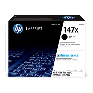 HP 147X High Yield Black Original LaserJet Toner Cartridge,~25,200 pages