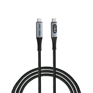 VERBATIM Sync & Charge Cable USB-C to USB-C 240W 40 Gbps Display 120 cm