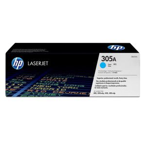 HP 305A Cyan Original LaserJet Toner Cartridge 2 600 pgs