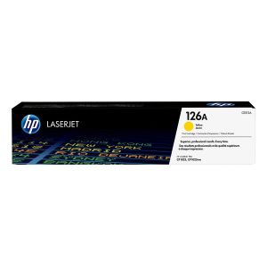 HP 126A Yellow Original LaserJet Toner Cartridge 1 000 pgs